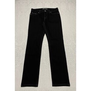 Levi's Mid Rise Skinny Black Jeans Womens Size 8 Cotton Blend‎ Denim Pants 31×31